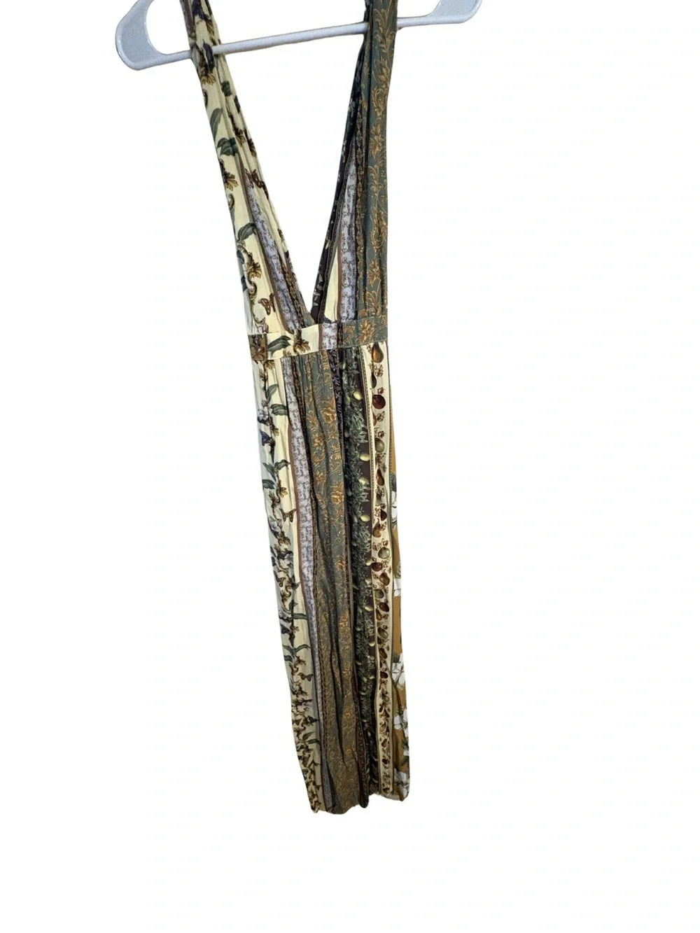 Agua Bendita Evergreen Story Naturalia Open Back Maxi Dress NWT - Picture 3 of 8